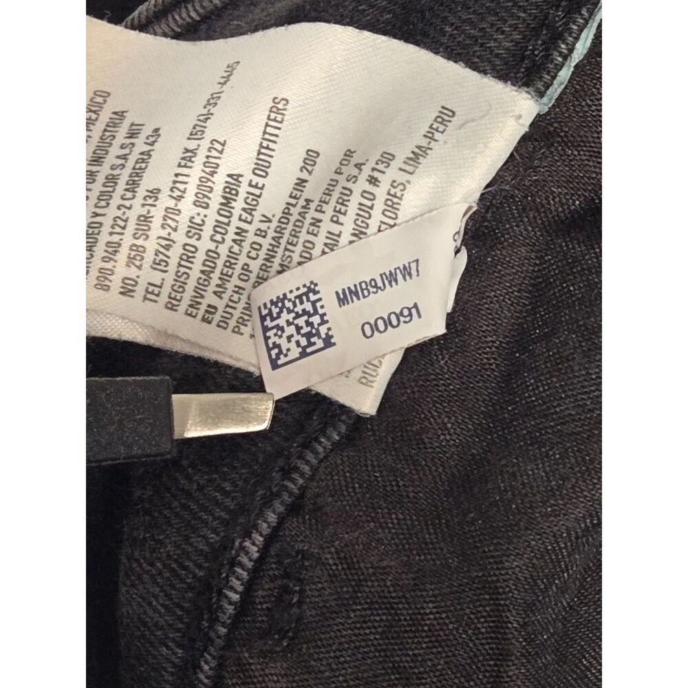 American Eagle Next Level Stretch Jeggings | Women's Size 4 | Washed Black - Picture 11 of 11
